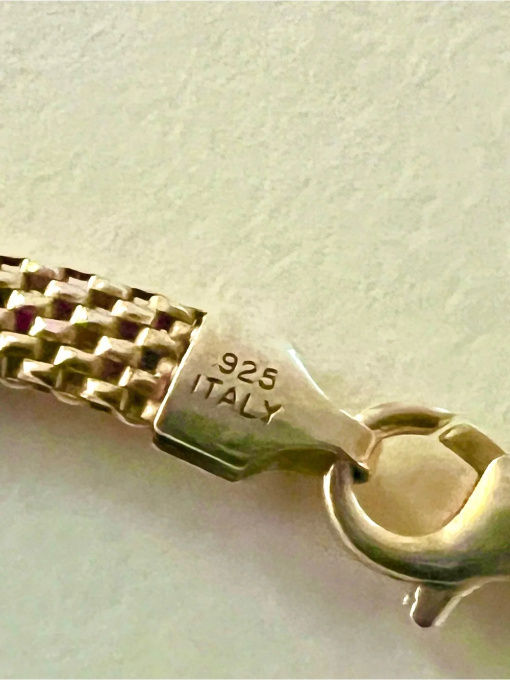 LIRM 925 Sterling Silver Bracelet Italy 7.5” 3.87g